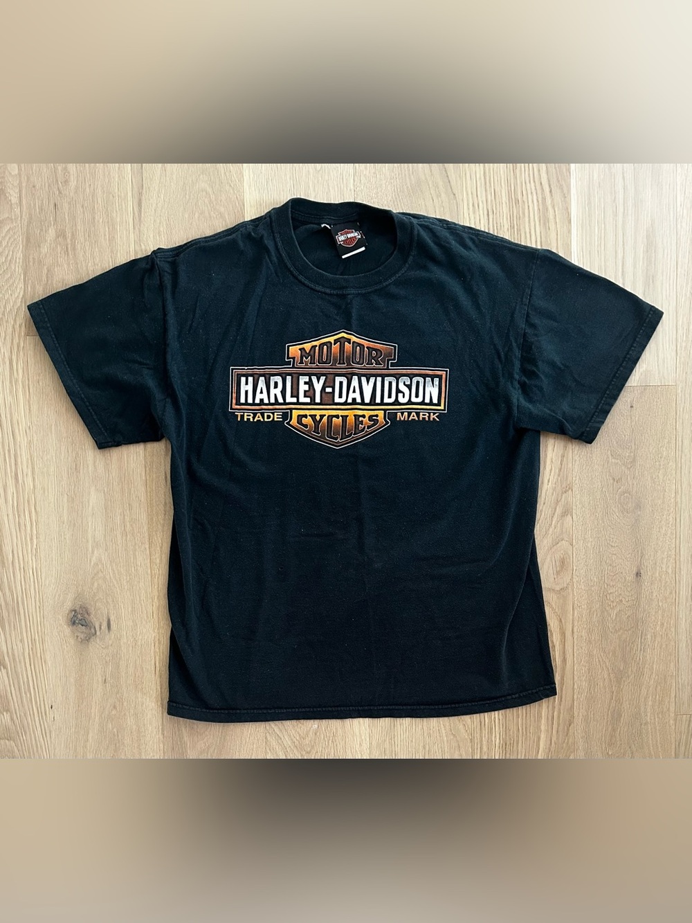 Harley Davidson Motorcycles Niagara Falls Double Sided T-shirt *READ
